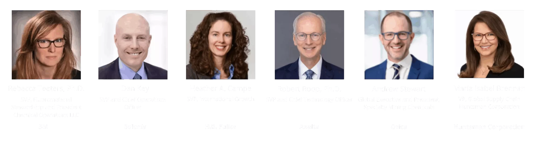 CMS Leaders from chemical companies